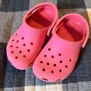 Toddler Girls Pink Crocs